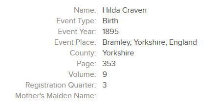 1895 British birth index